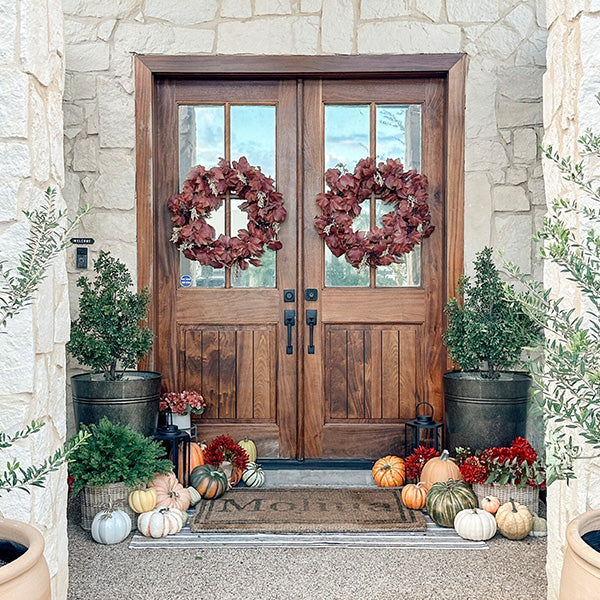 29 Inch Galvanized Metal Large Outdoor Planters, Set of 2