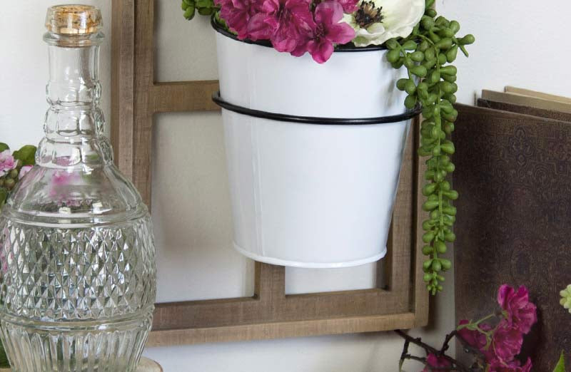 Cathedral Window Pane Wall Planter