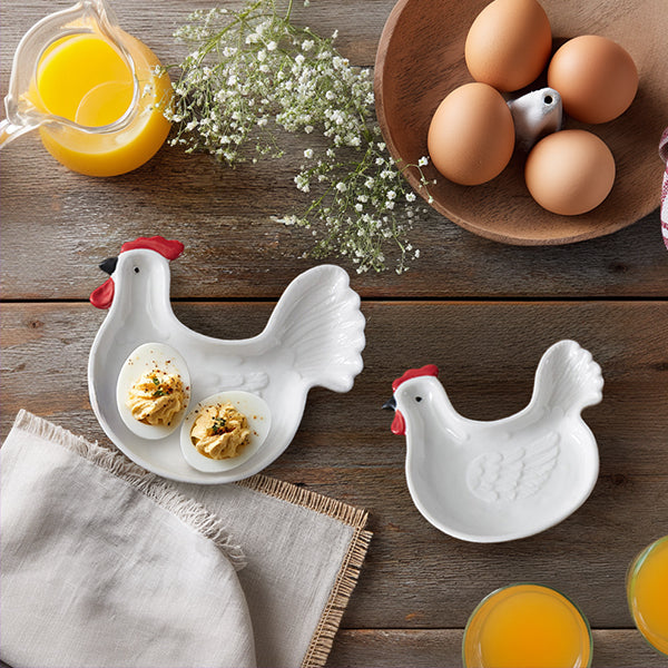 Farmhouse Friends Serving Plates, Set of Two