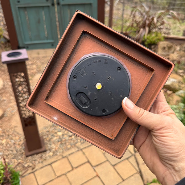 Interchange-a-glow Series: Star Pattern Solar Light Pillars