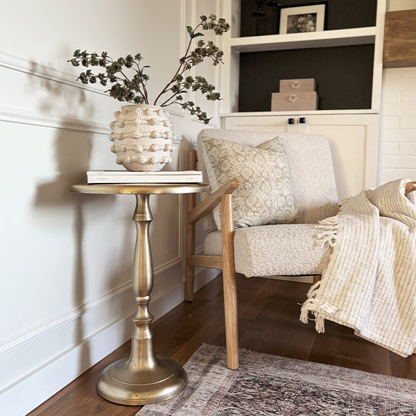 Handcrafted Textured Outdoor Antique White Planters, Set of 3