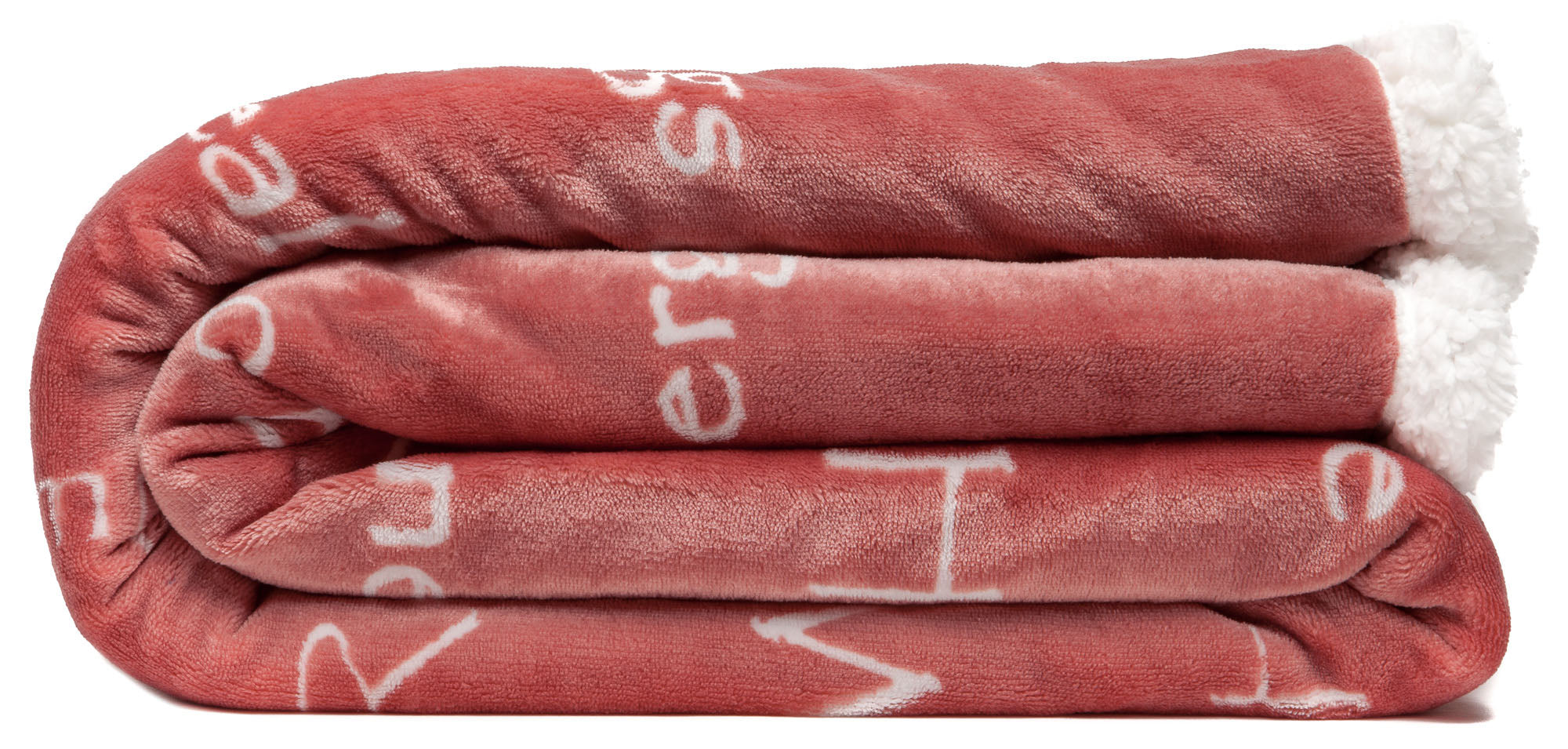 Gift Faux Fur Comfort Words Throw Blanket-Tolkye