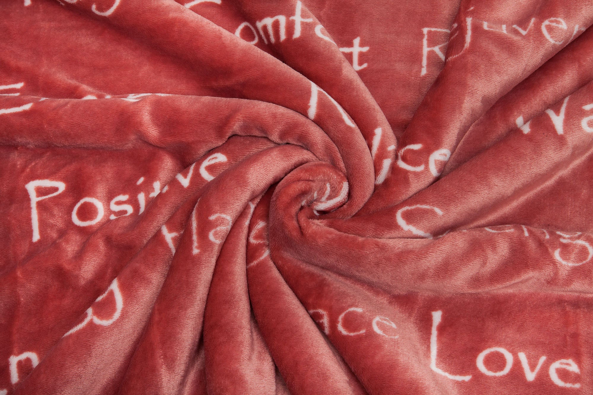 Gift Faux Fur Comfort Words Throw Blanket-Tolkye