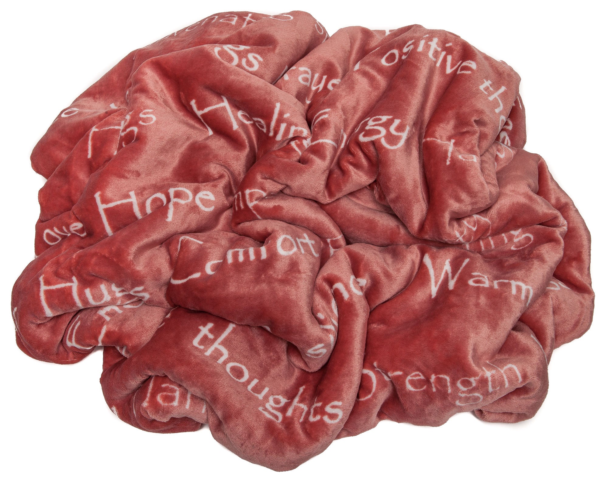 Gift Faux Fur Comfort Words Throw Blanket-Tolkye