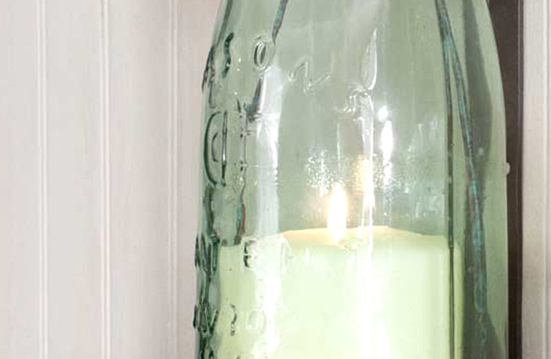 Mason Jar Tea Light Wall Sconce