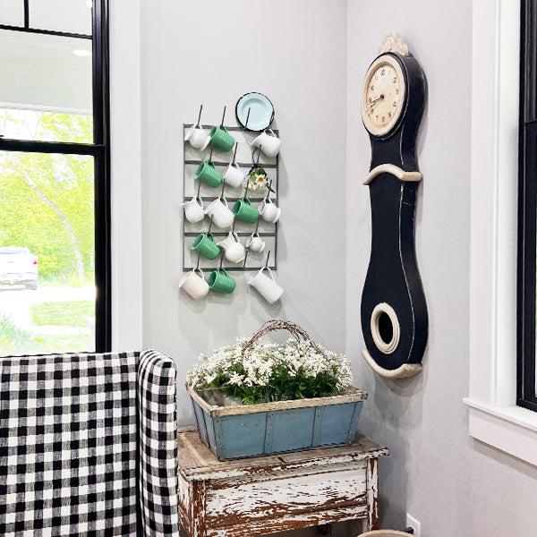 Wall-Mounted Metal Bottle or Mug Drying Rack