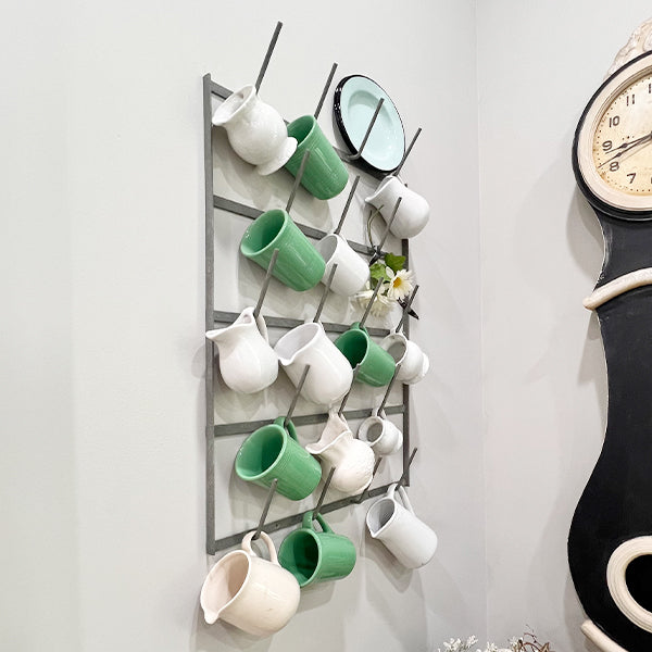 Wall-Mounted Metal Bottle or Mug Drying Rack