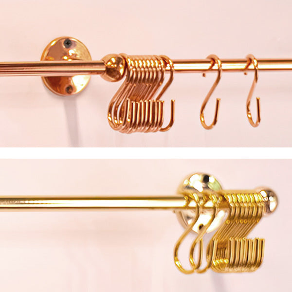 Antique Inspired Hanging Pot Rack Rail, Choose Your Style