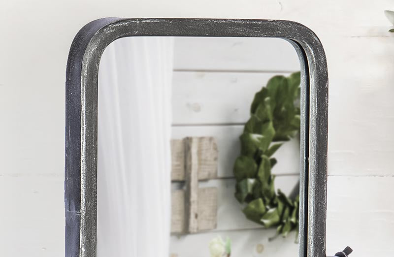 Rectangle Tabletop Mirror with Tray