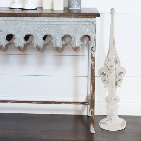 Chippy Distressed Finial Sculpture