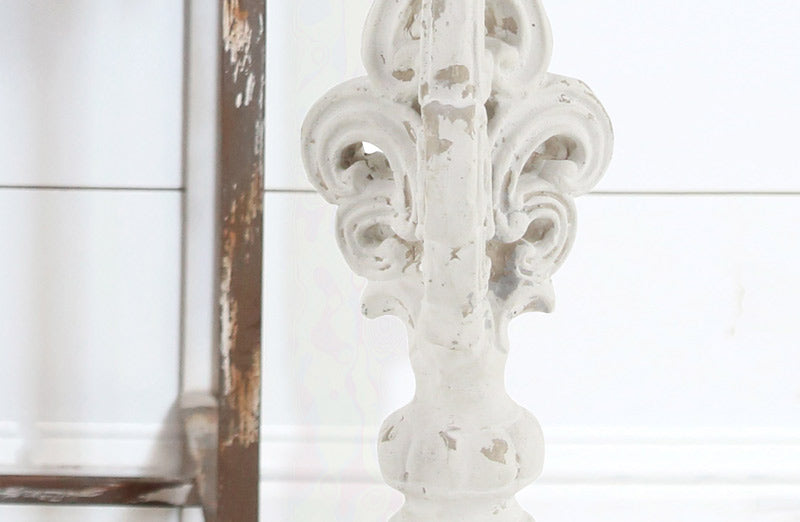 Chippy Distressed Finial Sculpture