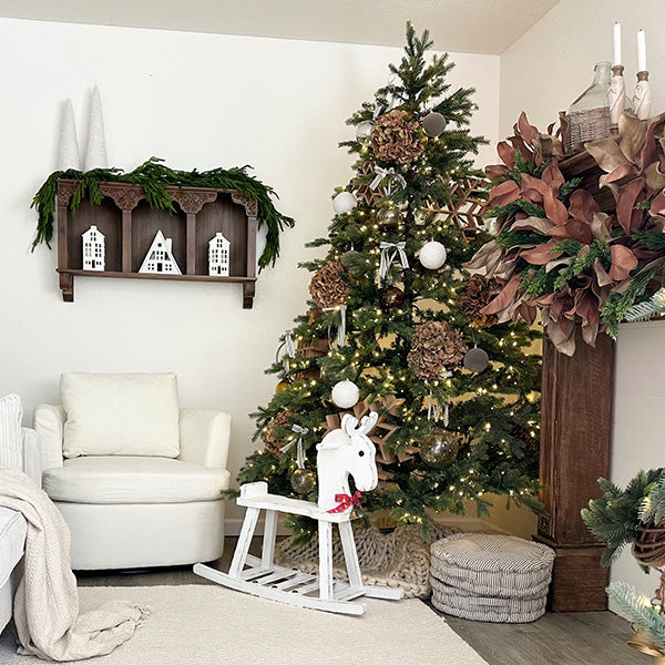 Distressed Wood Rocking Horse