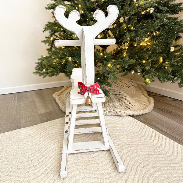 Distressed Wood Rocking Horse