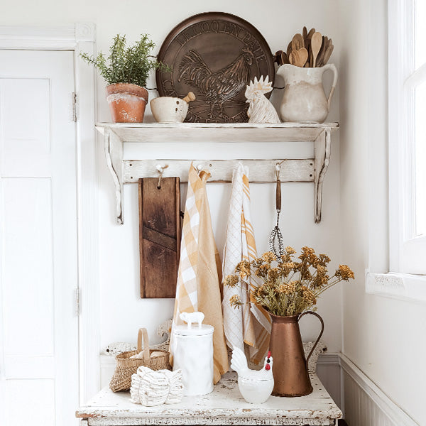 Weathered Rooster Head Sculpture