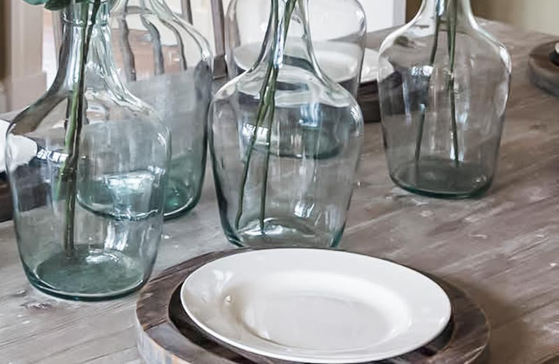 Round Lattice Charger  Set of 2