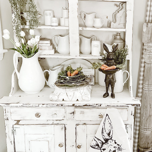 Royal Bunny Bronze Bowl, Choose Your Style | Dapper Critters Collection