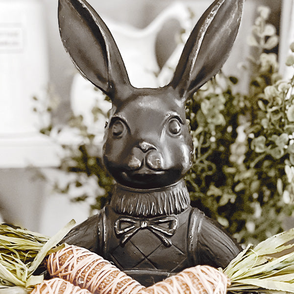 Royal Bunny Bronze Bowl, Choose Your Style | Dapper Critters Collection