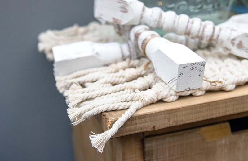 Hand Knotted Ivory Rug