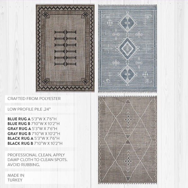 Geometric Area Rug, Choose Your Style