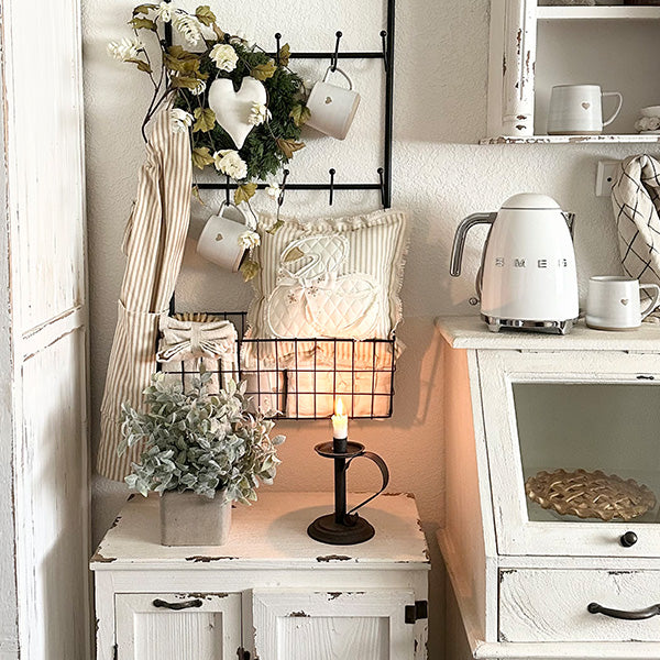 Lifelike Sage Bush in Square Planter, Set of Two