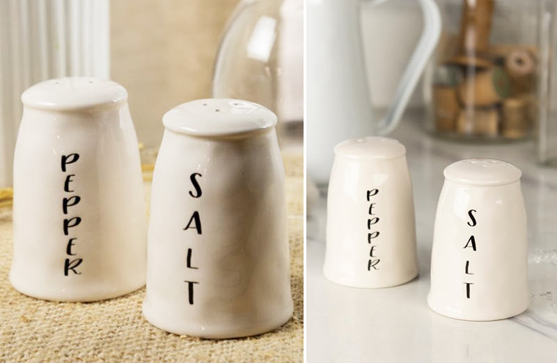 Artisan Inspired Salt & Pepper Shakers