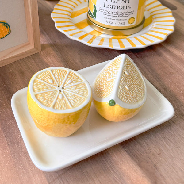 Lemon Slice Salt And Pepper Shaker