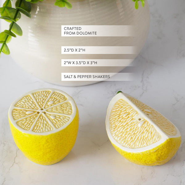 Lemon Slice Salt And Pepper Shaker