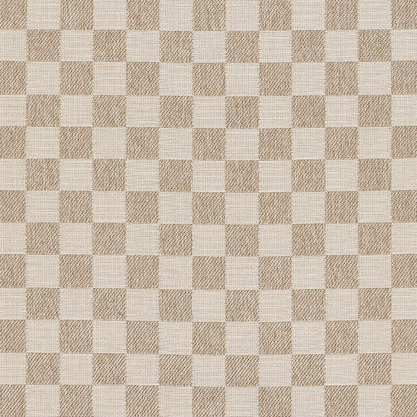 Grey/Beige Checkered Rugs, Pick Your Size