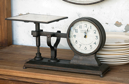 HUGE Decorative Hardware Scale Clock