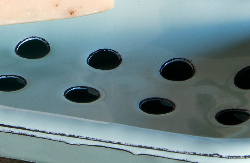 Enamelware Soap Dish  Set of 2