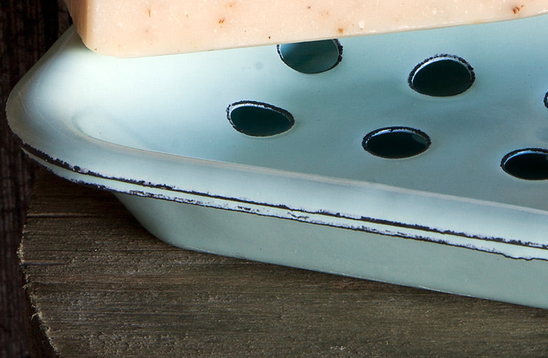 Enamelware Soap Dish  Set of 2