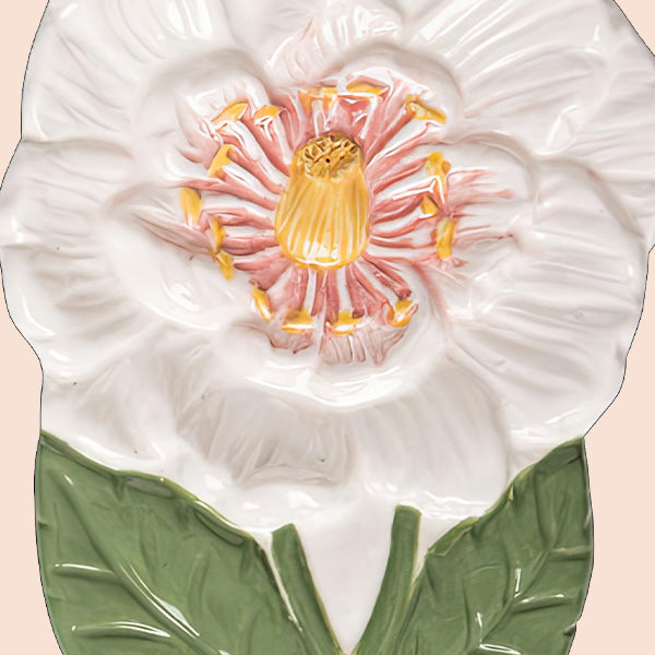 Painted Flower Spoon Rest, Set of 2