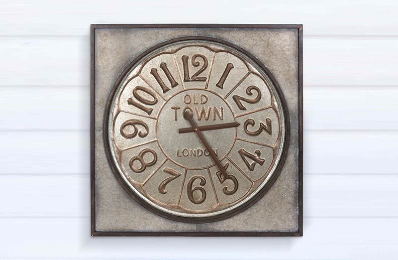 European Framed Wall Clock