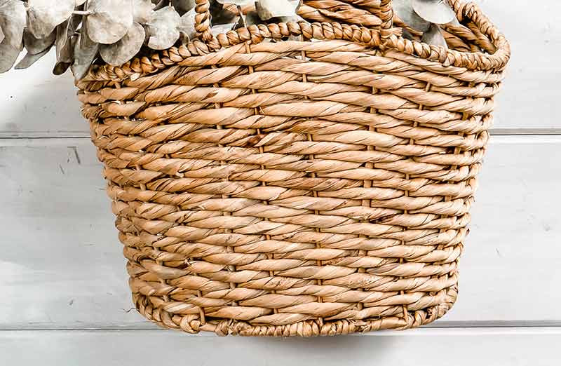 Woven Hyacinth Storage Basket