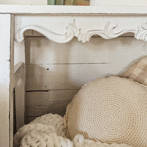 French Country Distressed Console Table