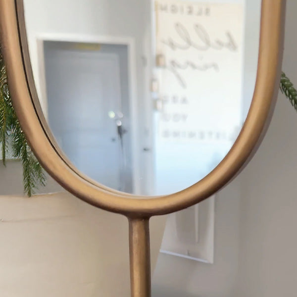 Rustic Iron Tabletop Mirror, Choose Your Style