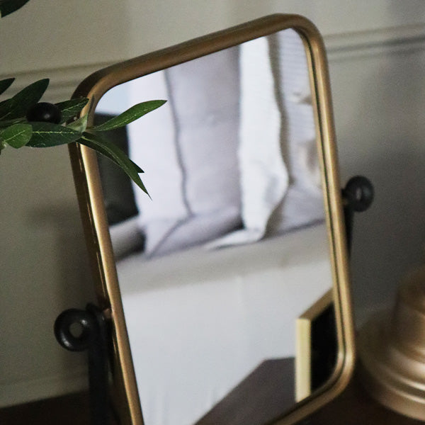 Rustic Iron Tabletop Mirror, Choose Your Style