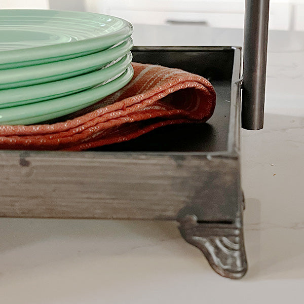 Black Metal Three Tiered Display Tray