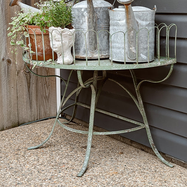 71 Inch Iron Conservatory Tiered Shelf