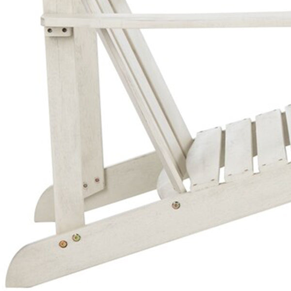 White Wooden Adirondack Chair