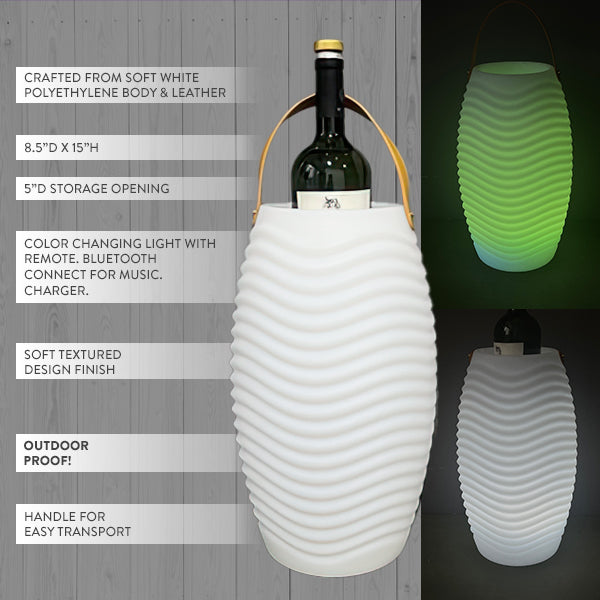 Multifunctional Outdoor Bluetooth Speaker | LED Lantern, Wine Tote + More