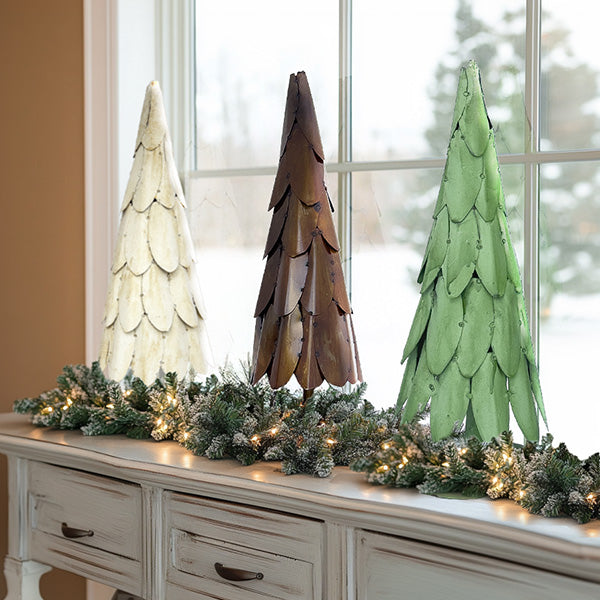 22 Inch Metal Christmas Trees, Choose Your Color