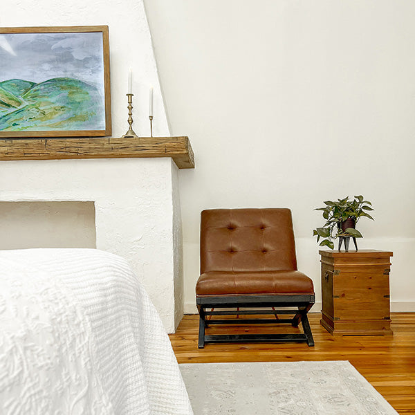 Wooden Trunk End Table