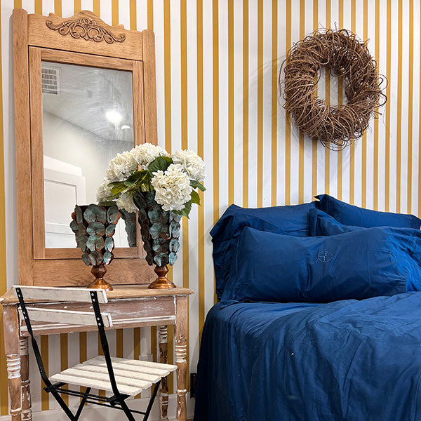 Copper Patina Cascade Vases, Set of Two