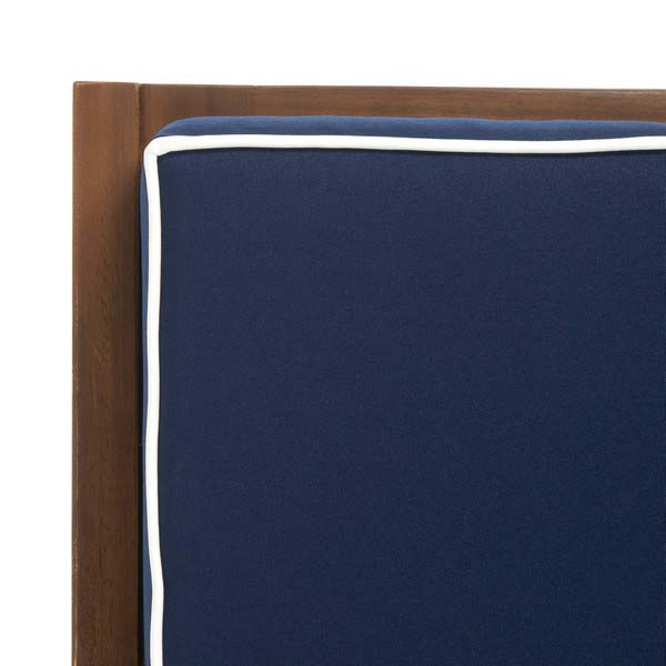 Acacia Wood Cushioned Rocking Chair, Pick Your Color