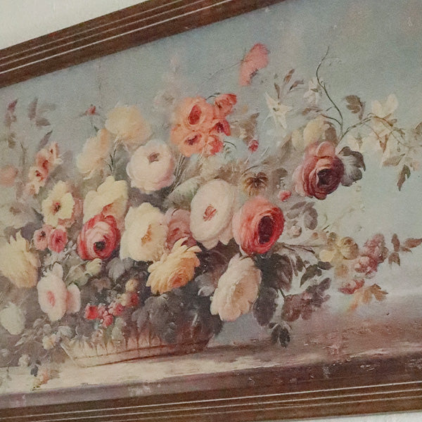 Vintage Inspired Floral Framed Wall Art, Set of 2