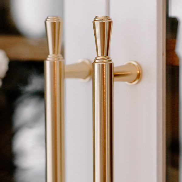 White Arched Two Door Wall Mounted Wooden Cabinet