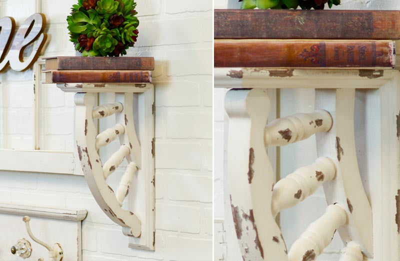 Rustic Weathered Corbel  Set of 2
