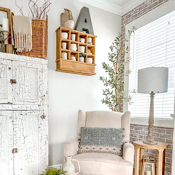 Traditional Pine Wood Cubby Unit