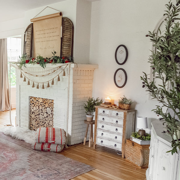 Two-Toned Weathered Wooden Chest of Drawers